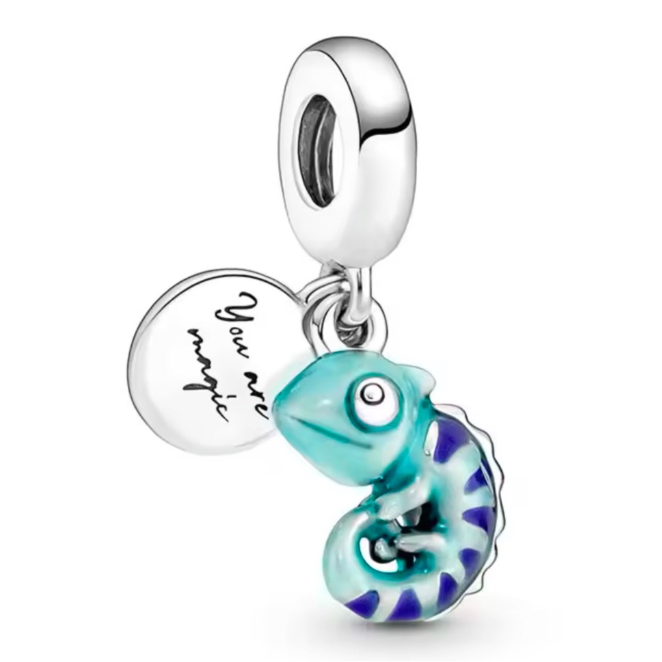 Nwot Chameleon Dangle Charm Sterling Silver 925